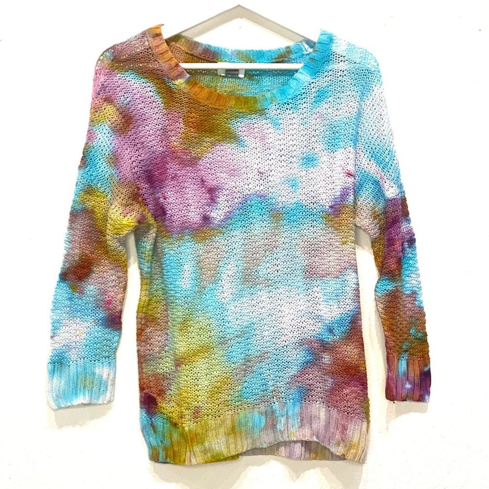 Old Navy Hand Dyed Tie Dye Sweater